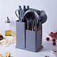 black kitchen utensil holder